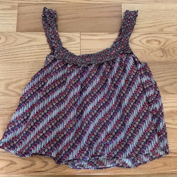 Anthropologie Flowy Printed Tank Top - Picture 3 of 4